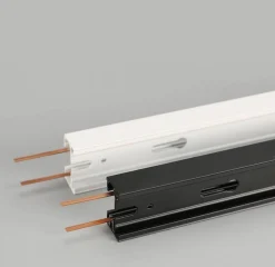 Carril electrificado monofásico de superficie para focos LED - barra 2 metros