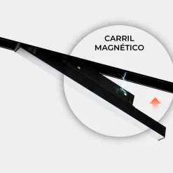 Carril magnético 20mm empotrable - 48V - 2 metros