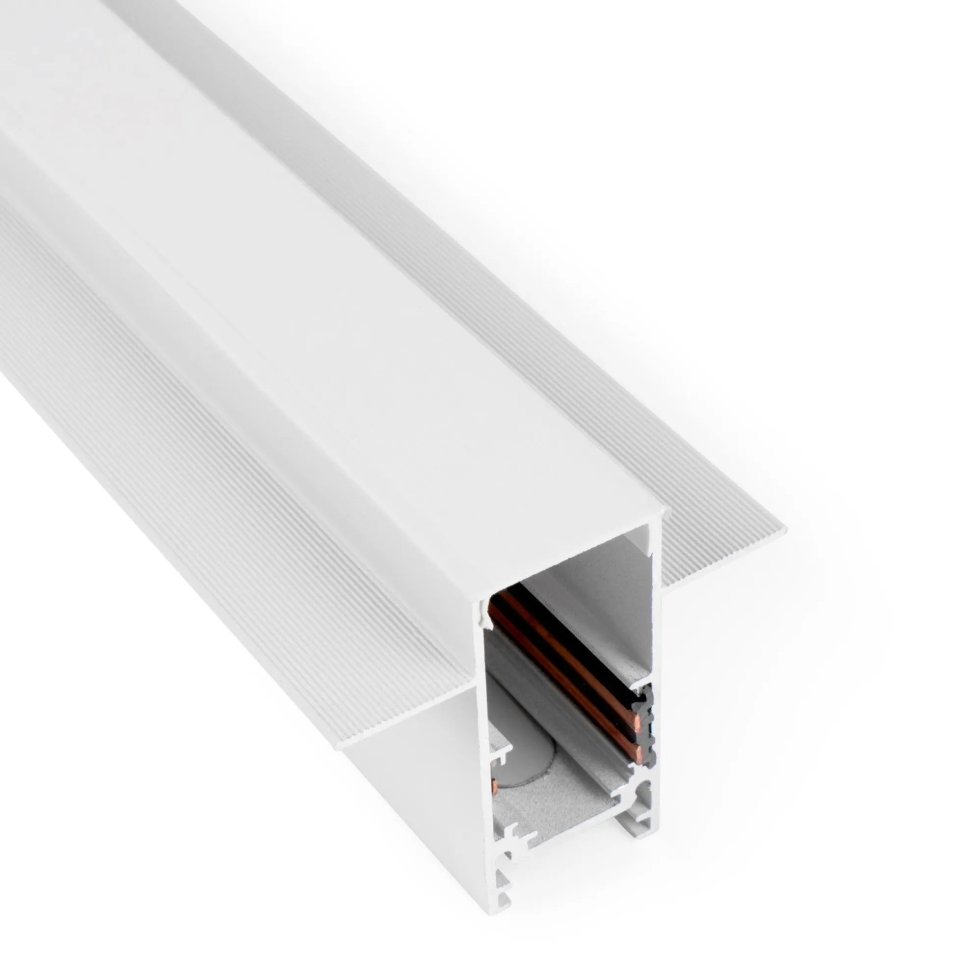 Carril magnético 20mm empotrable 48V - 1 metro