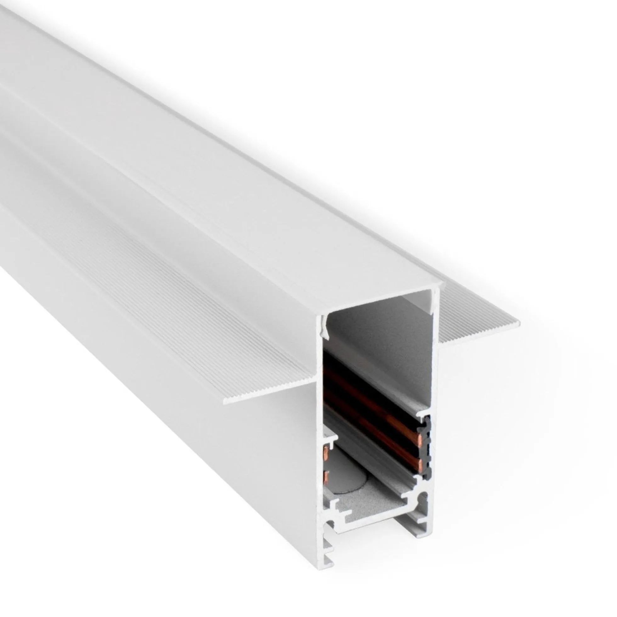 Carril magnético 20mm empotrable 48V - 1 metro