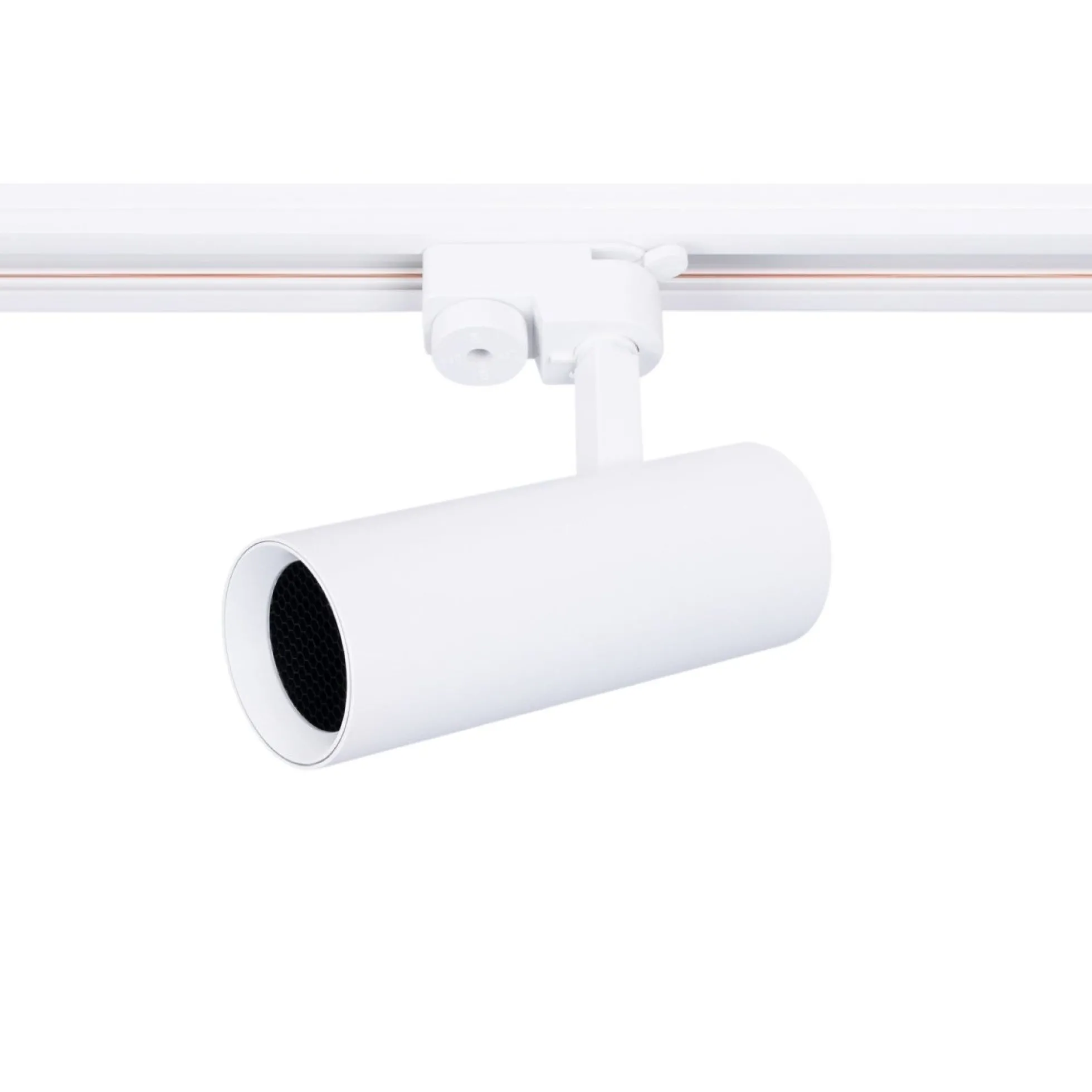 Carril monofásico de PVC para focos LED - Superficie - 2 metros