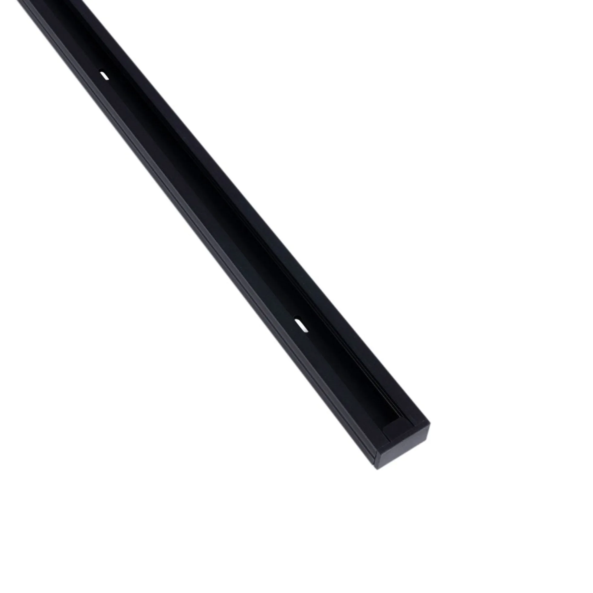 Carril monofásico de PVC para focos LED - Superficie - 2 metros
