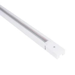 Carril monofásico de PVC para focos LED - Superficie - 2 metros