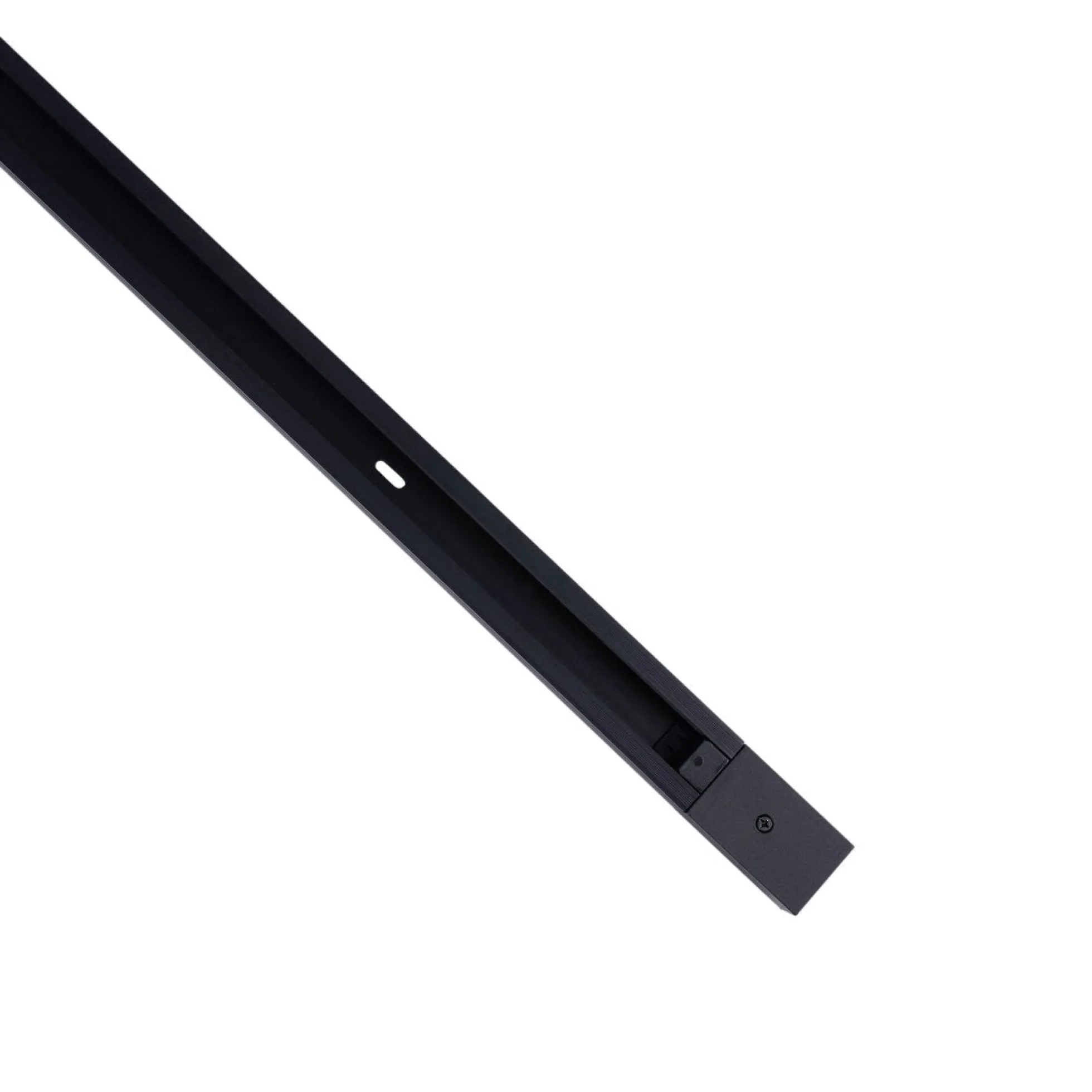 Carril monofásico de PVC para focos LED - Superficie - 2 metros
