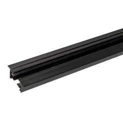 Carril monofásico empotrable para focos LED - barra 2 metros