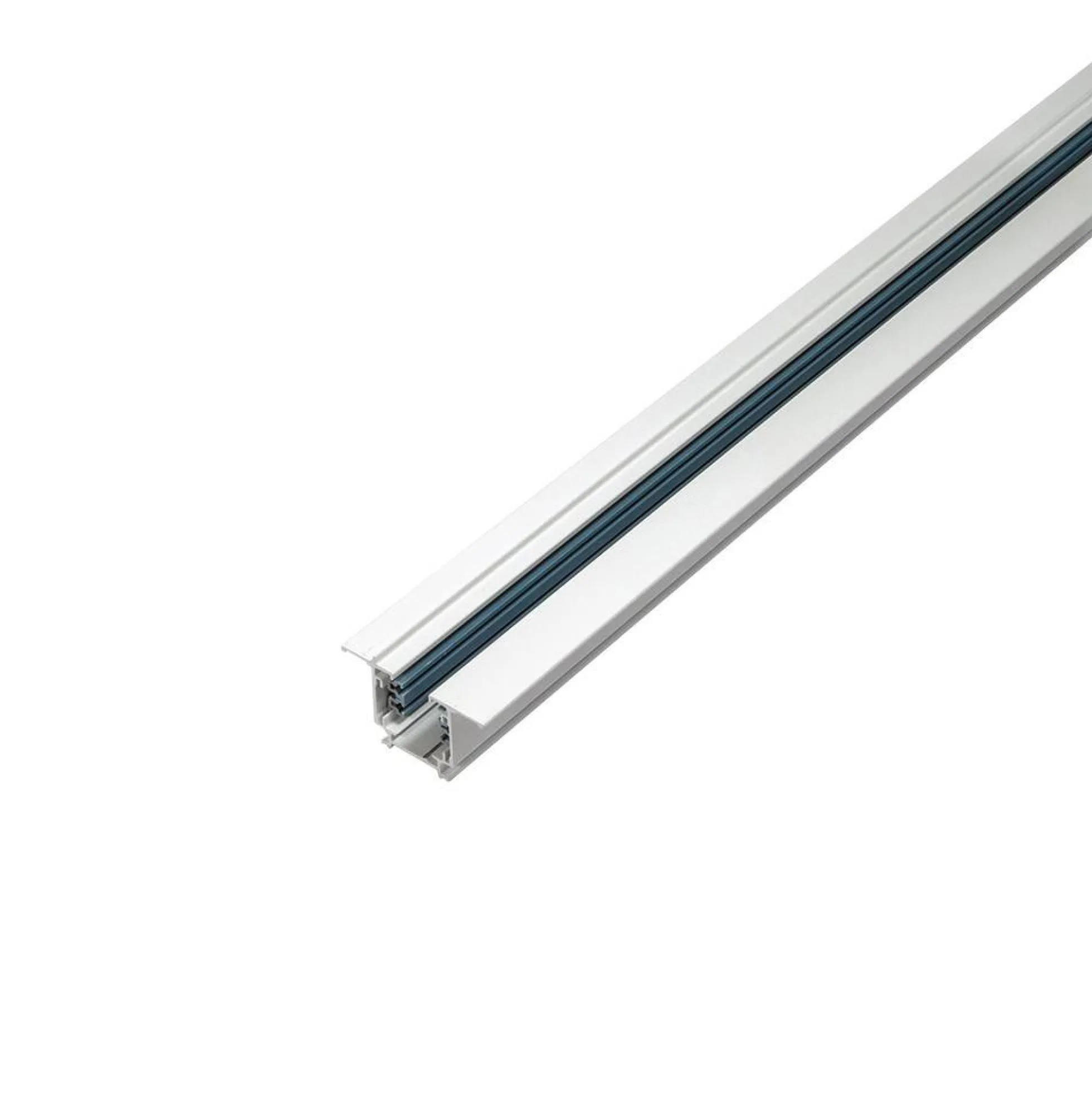 Carril trifásico empotrable para focos LED - barra 2 metros