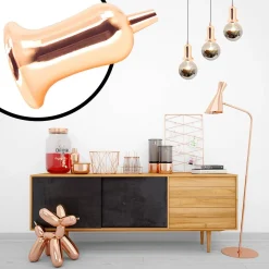 Casquillo E27 Bronce Rosado Campana Vintage Series