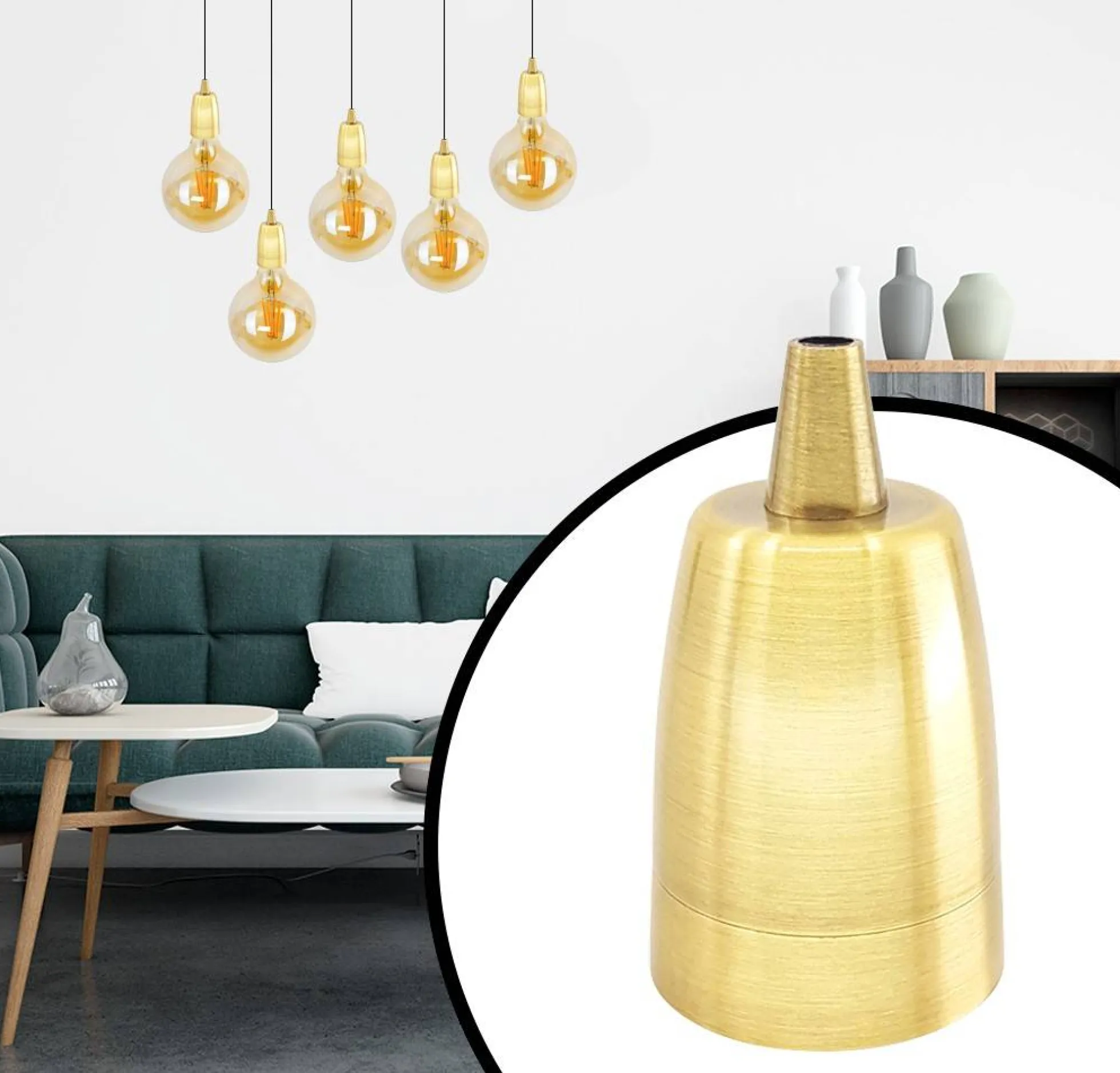 Casquillo E27 Bronce (Vintage Series)