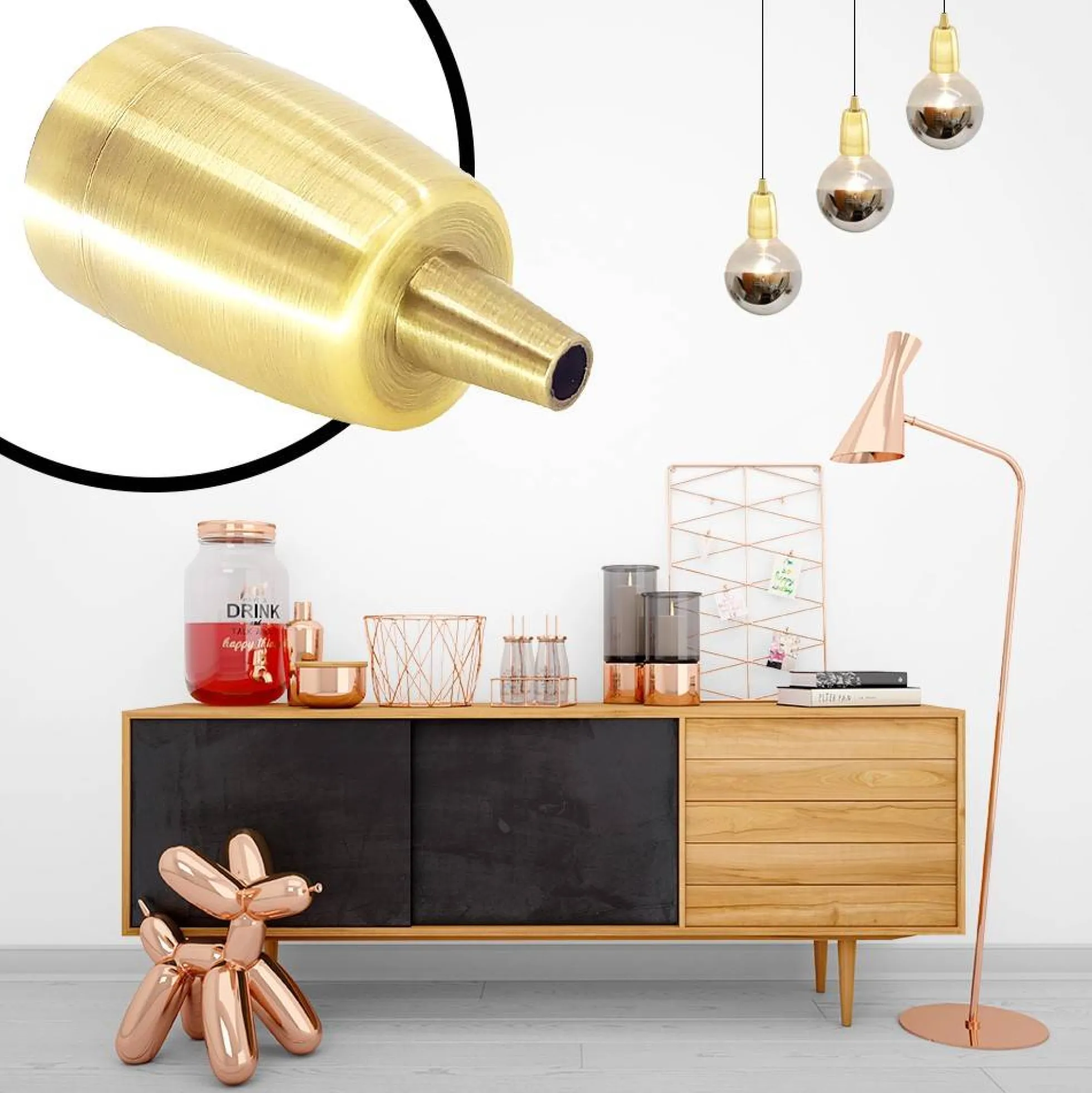 Casquillo E27 Bronce (Vintage Series)