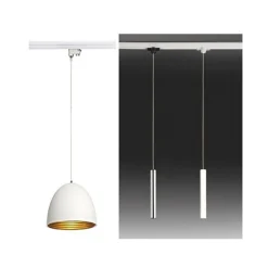 Conector adaptador a carril monofásico para luminarias