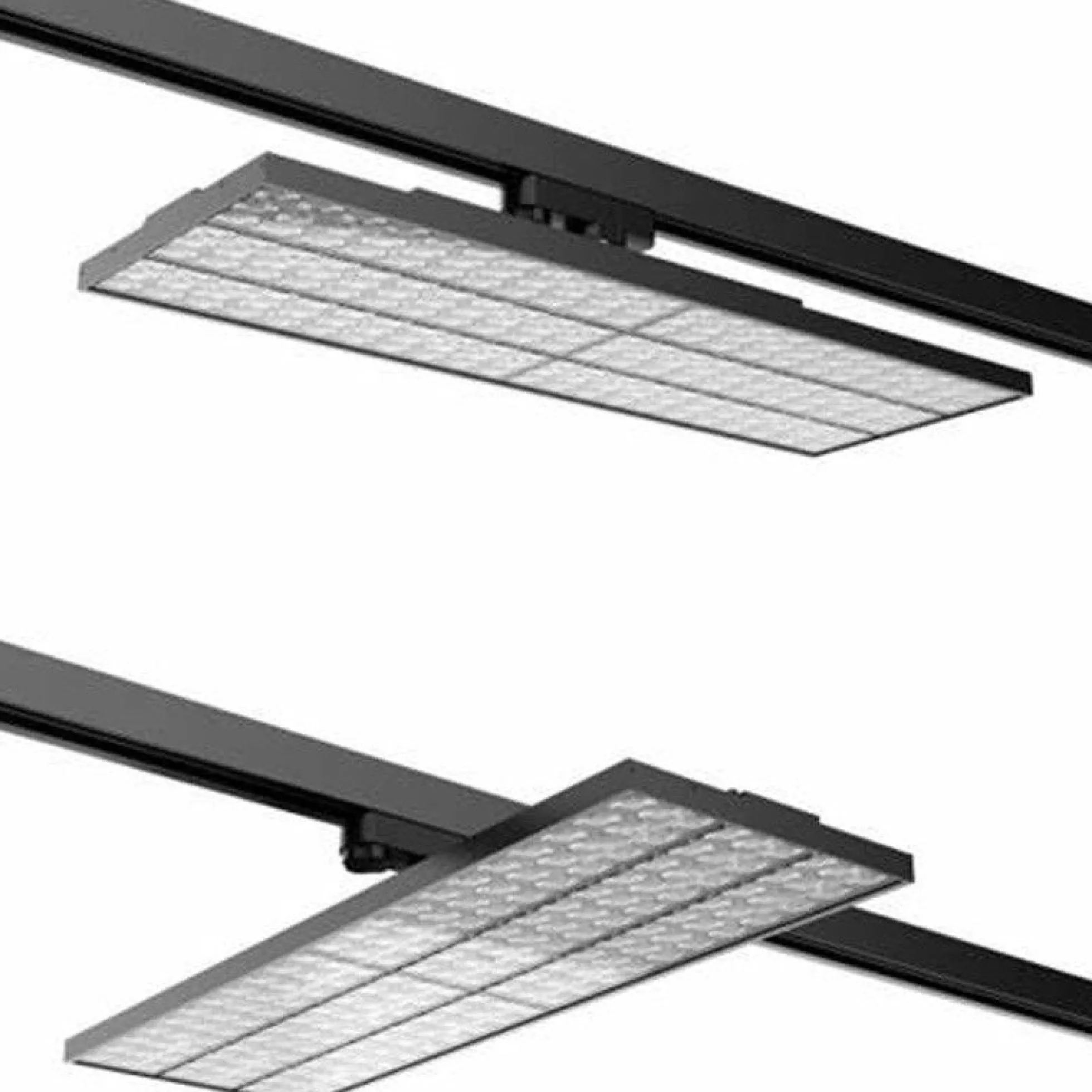 Conector adaptador a carril trifásico para luminarias