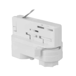 Conector adaptador a carril trifásico para luminarias