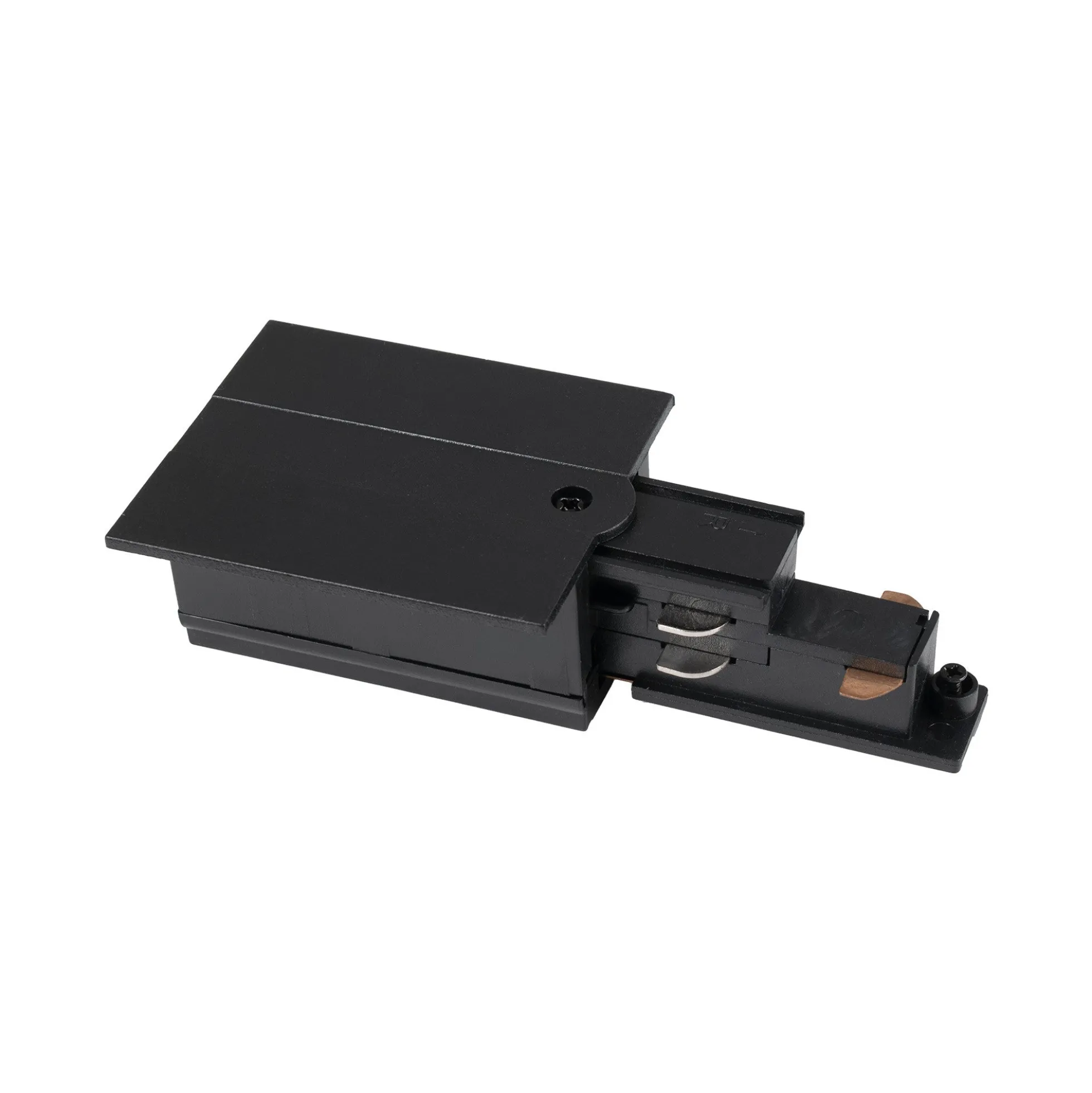 Conector alimentador para carril trifásico empotrable - Compatibilidad DALI