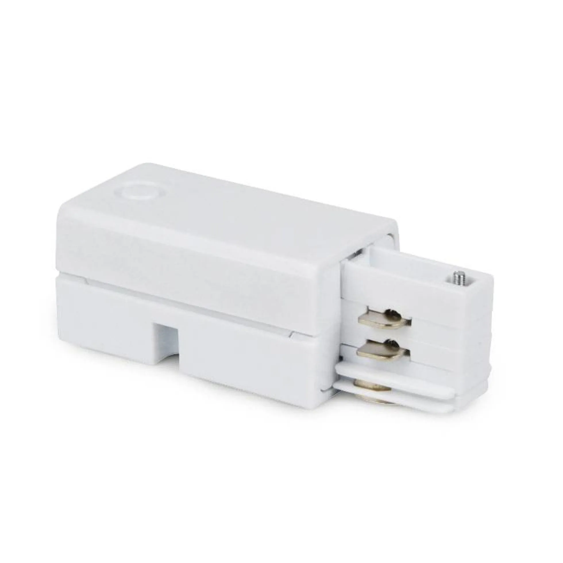 Conector de inicio para carril trifásico de superficie