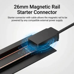 Conector de inicio para carril magnético - 26mm