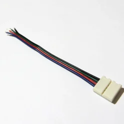 Conector de Tira LED 12V RGB 1 cm a cable