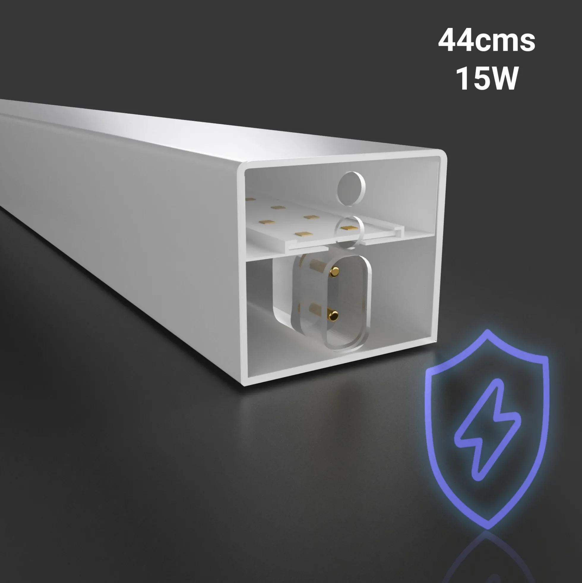 Conector en Y para hexágono - 4 cm