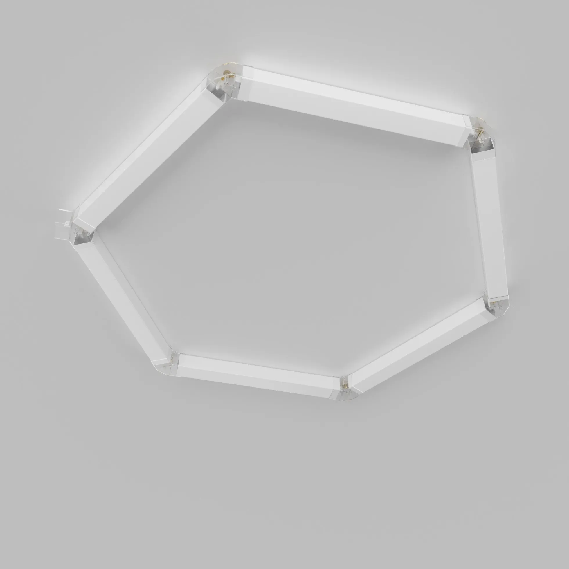 Conector en Y para hexágono - 4 cm