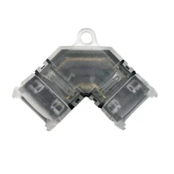 Conector esquina en "L" tira LED COB monocolor 12V / 24V- 2 pines - Tira 10mm