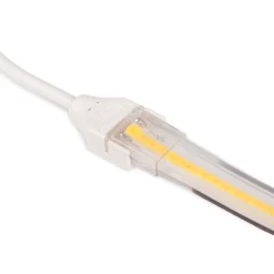 Conector estanco con cable para tira LED COB 220V - 2 pines - Tira 12 mm - IP67