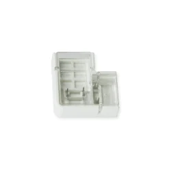 Conector estanco esquina para tira LED COB 220V - 2 pines - Tira 12mm - IP67