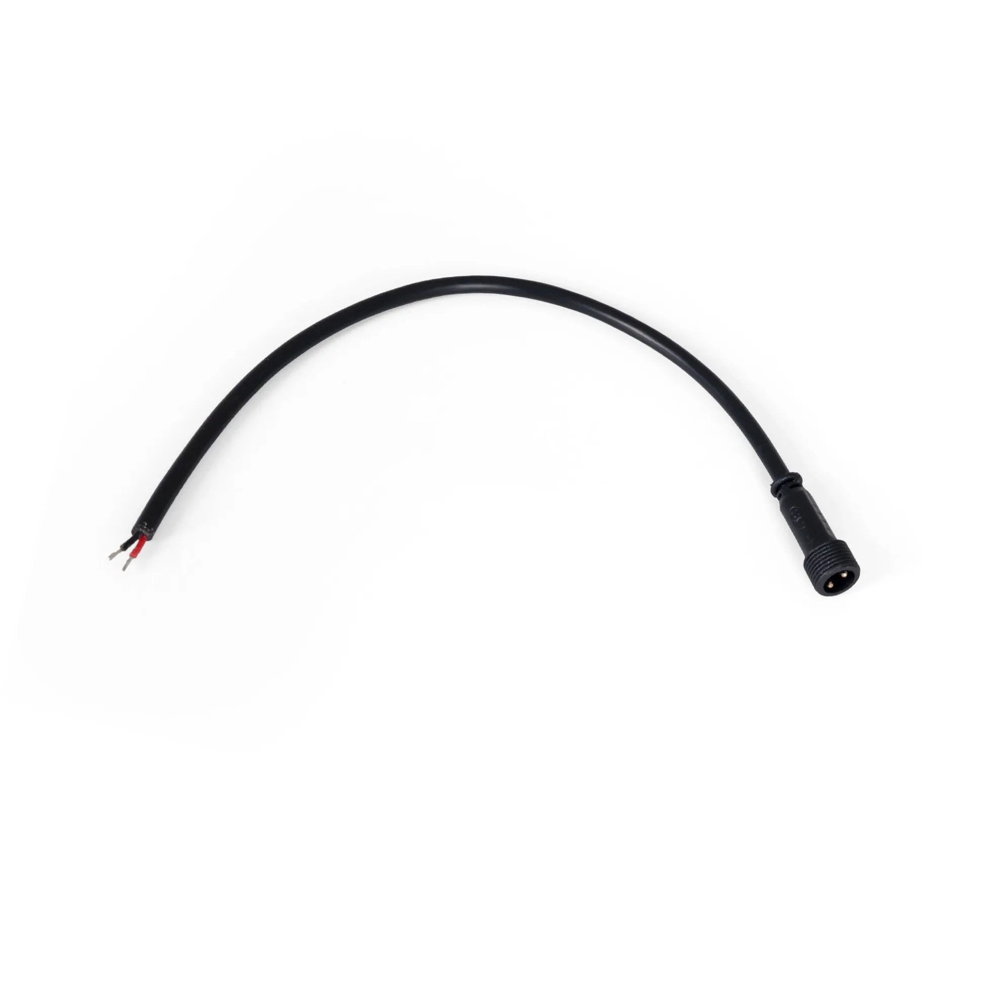 Conector estanco hembra para balizas monocolor - 2 pines - 20 cm