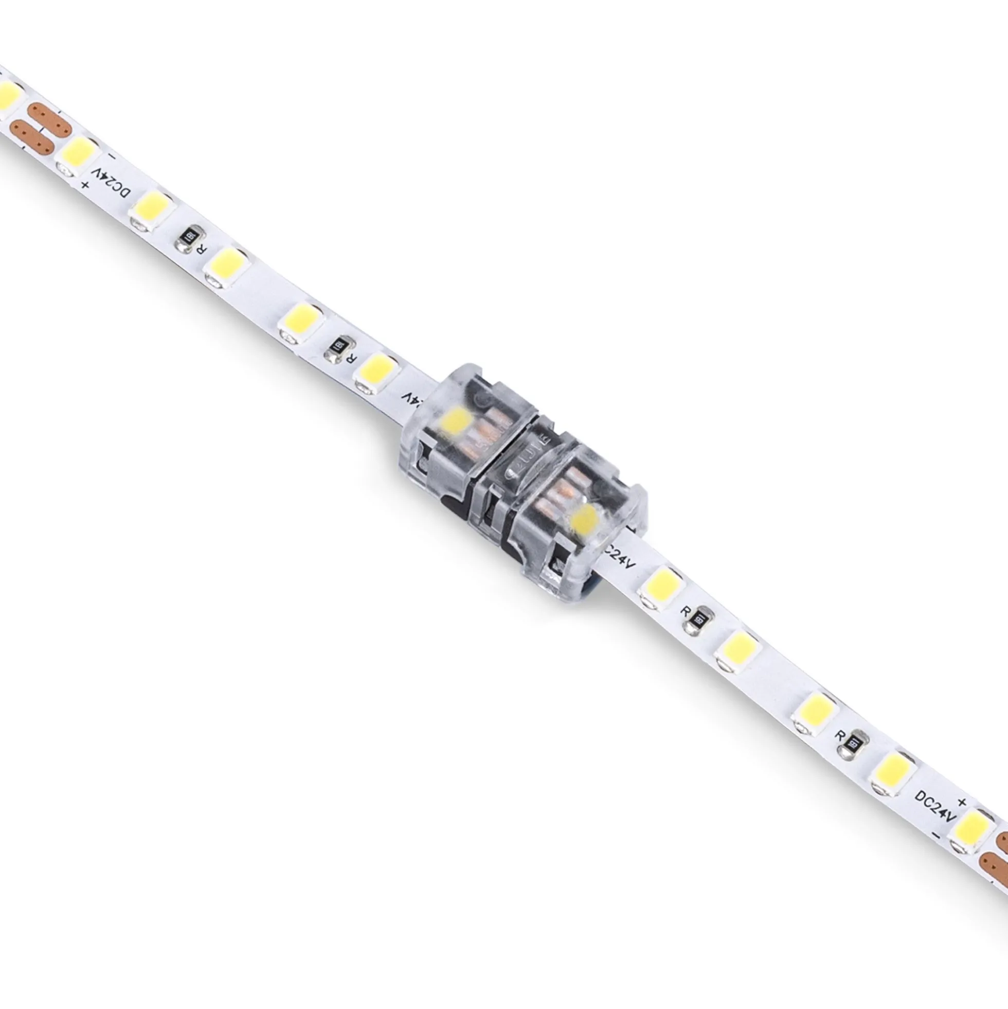 Conector Hippo monocolor SMD Tira a Tira - PCB 5mm - 2 pines - IP20 - Máx. 24V