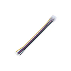 Conector Hippo RGB + CCT COB Tira a Controlador - PCB 12mm - 6 pines - IP20 - Máx. 24V