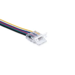 Conector Hippo RGB + CCT COB Tira a Controlador - PCB 12mm - 6 pines - IP20 - Máx. 24V