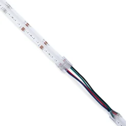 Conector Hippo RGBW COB Tira a Cable - PCB 12mm - 5 pines - IP20 - Máx. 24V