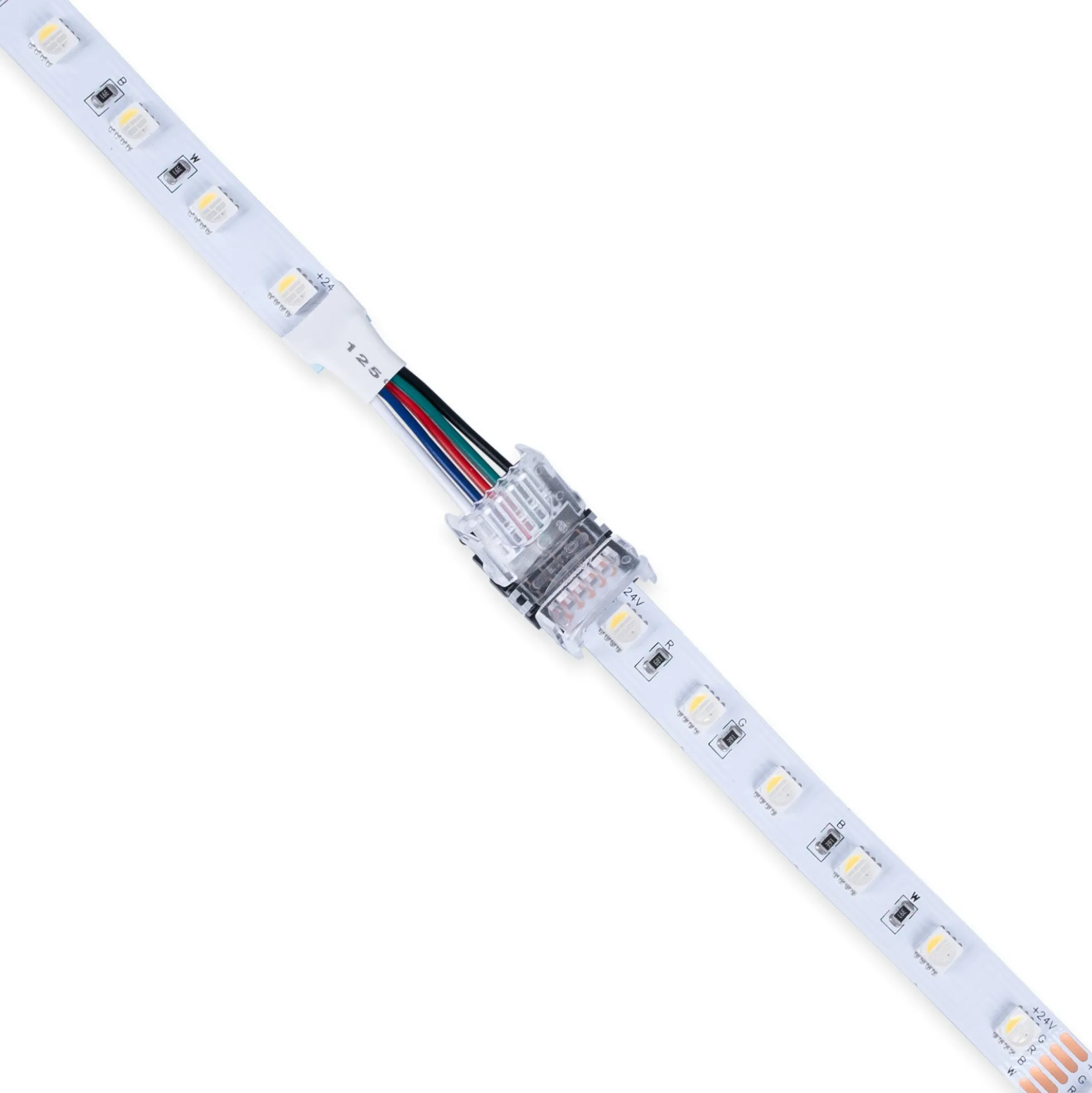 Conector Hippo RGBW SMD Tira a Cable - PCB 12mm - 5 pines - IP20 - Máx. 24V