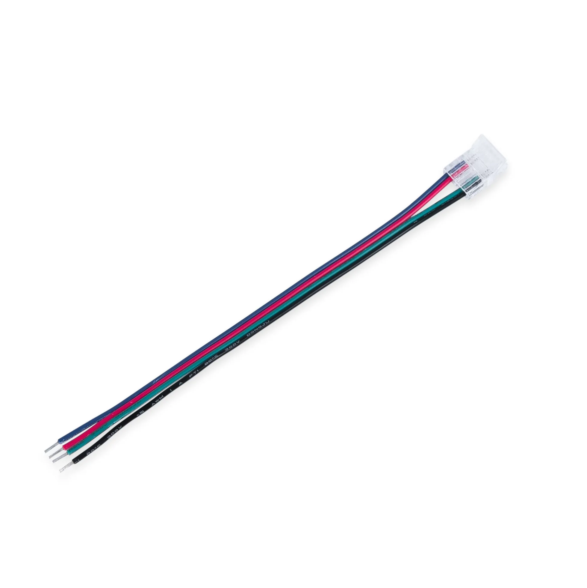 Conector Hippo Tira RGB COB a Controlador - PCB 10mm - 4 pines - IP20 - Máx. 24V