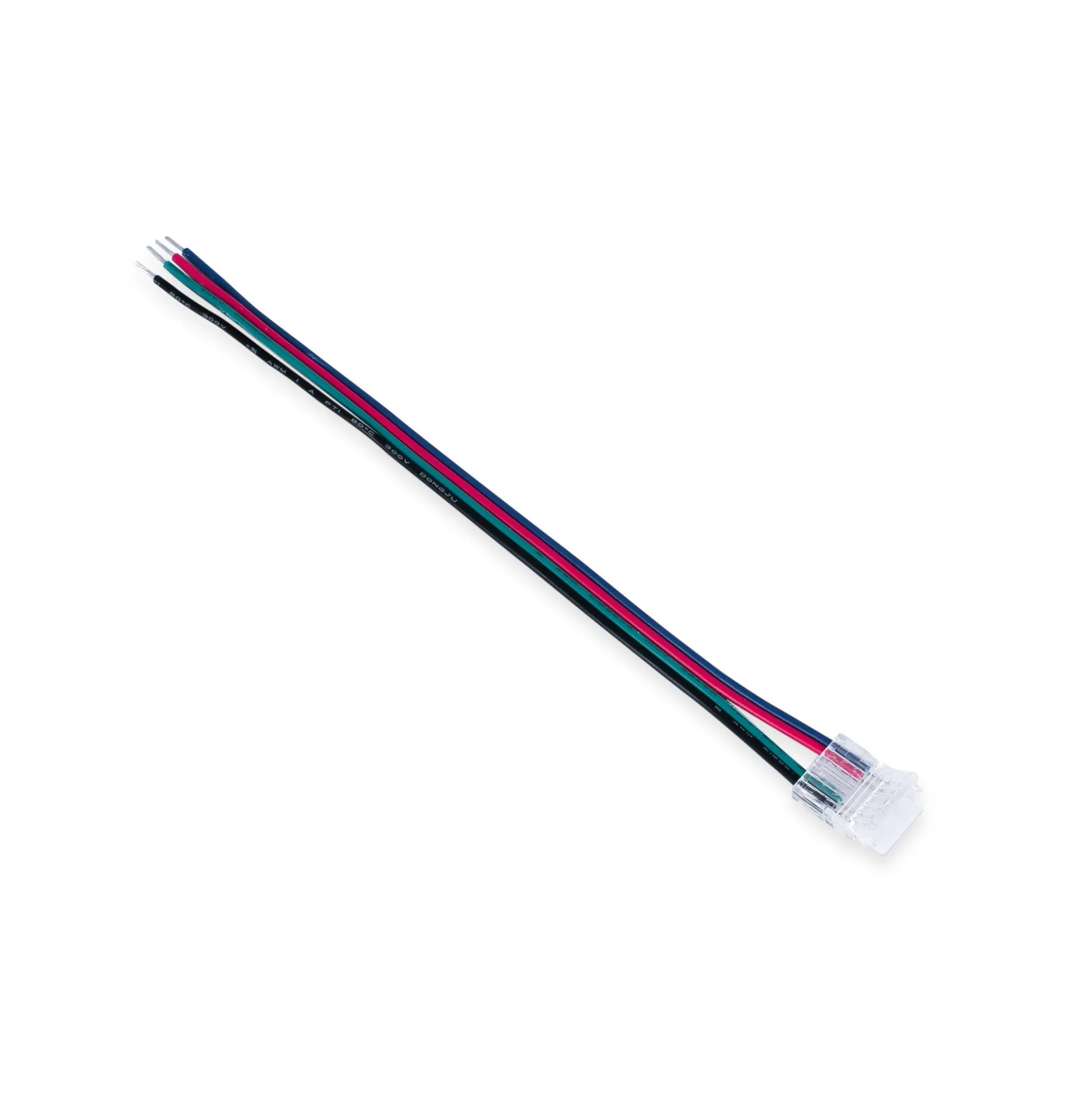 Conector Hippo Tira RGB COB a Controlador - PCB 10mm - 4 pines - IP20 - Máx. 24V