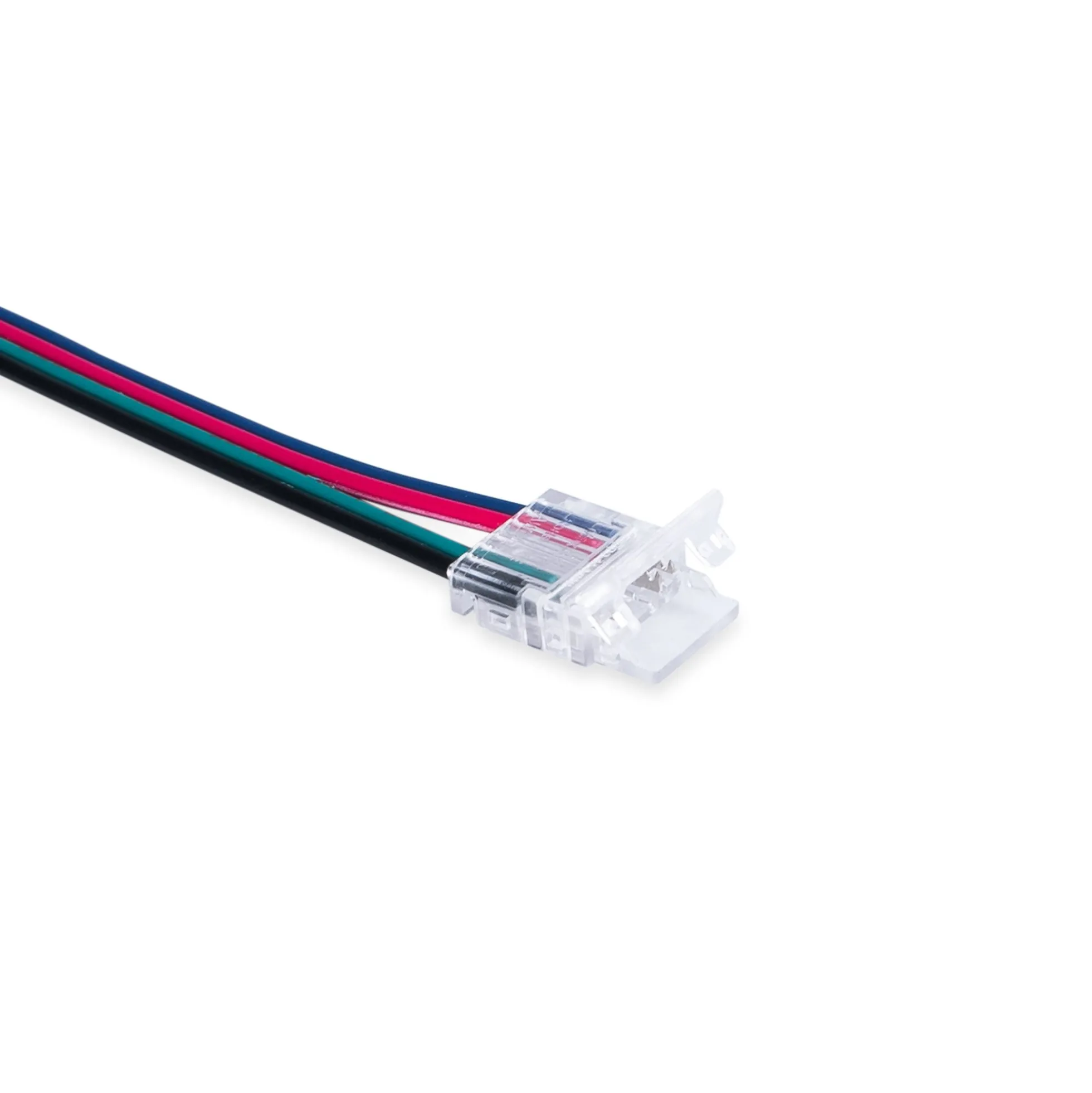 Conector Hippo Tira RGB COB a Controlador - PCB 10mm - 4 pines - IP20 - Máx. 24V