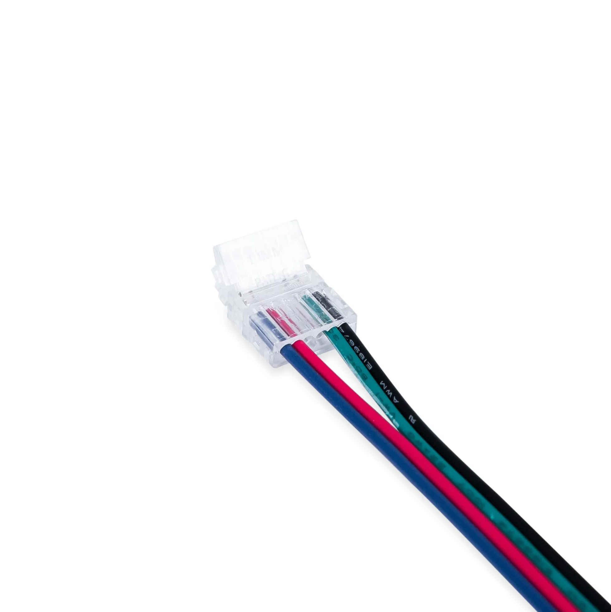 Conector Hippo Tira RGB COB a Controlador - PCB 10mm - 4 pines - IP20 - Máx. 24V