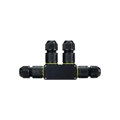 Conector impermeable en F - 3P - IP68 - 0,5-2,5mm² - 24A - T105