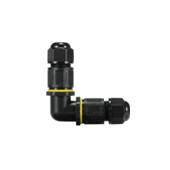 Conector impermeable en L - 3P - IP68 - 0,5-2,5mm² - 24A - T105