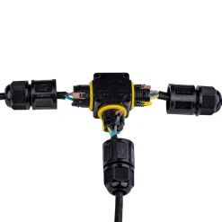 Conector impermeable en T - M20 - IP68 - 0.5 - 2.5mm²