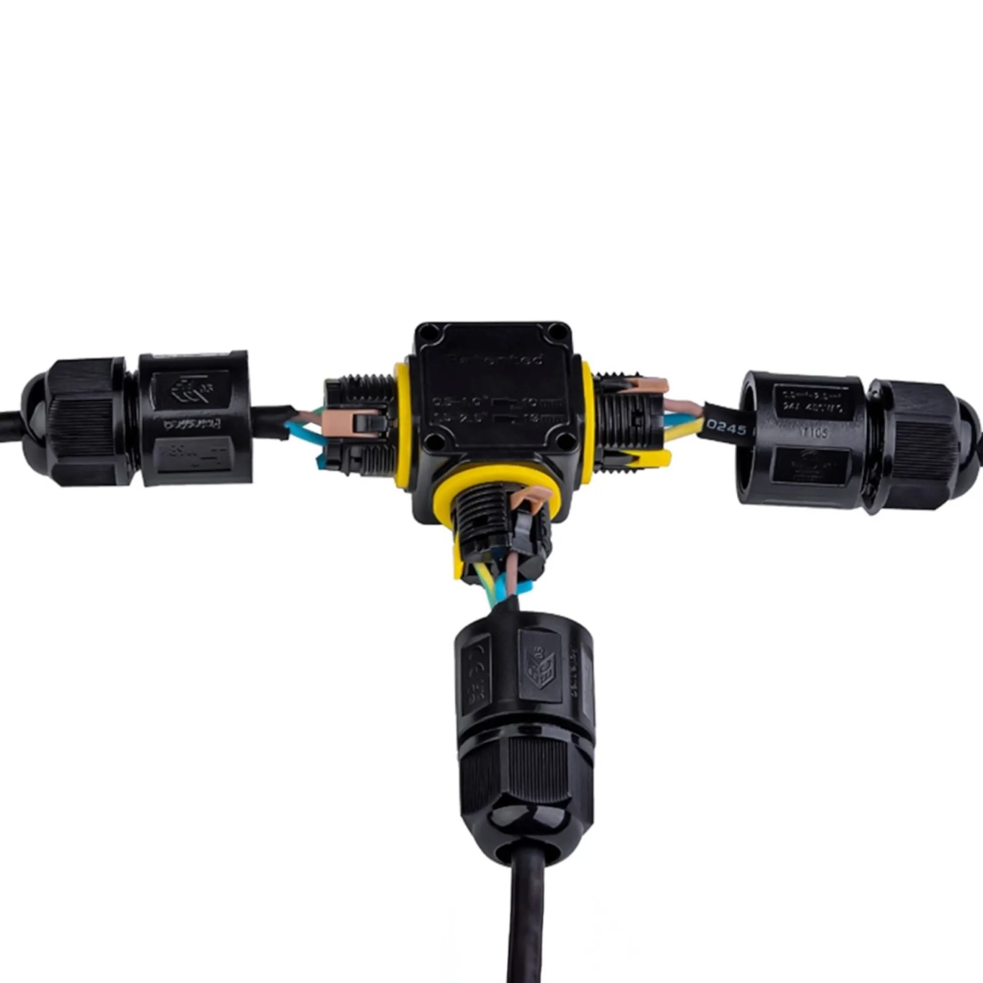 Conector impermeable en T - M20 - IP68 - 0.5 - 2.5mm²
