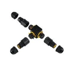 Conector impermeable en T - M20 - IP68 - 0.5 - 2.5mm²