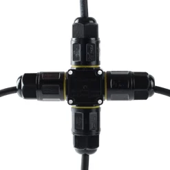 Conector impermeable en X - 3P - IP68 - 0,5-2,5mm² - 24A - T105