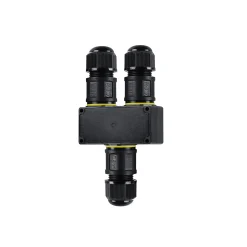 Conector impermeable en Y - 3P - IP68 - 0,5-4,0mm² - 32A - T105