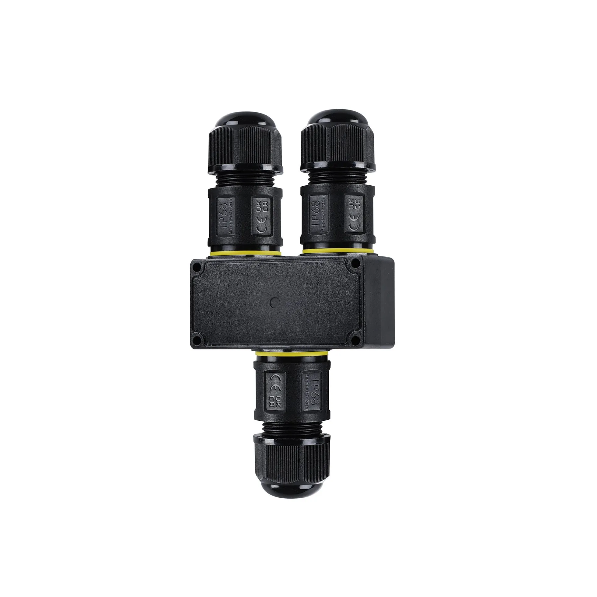 Conector impermeable en Y - 3P - IP68 - 0,5-4,0mm² - 32A - T105