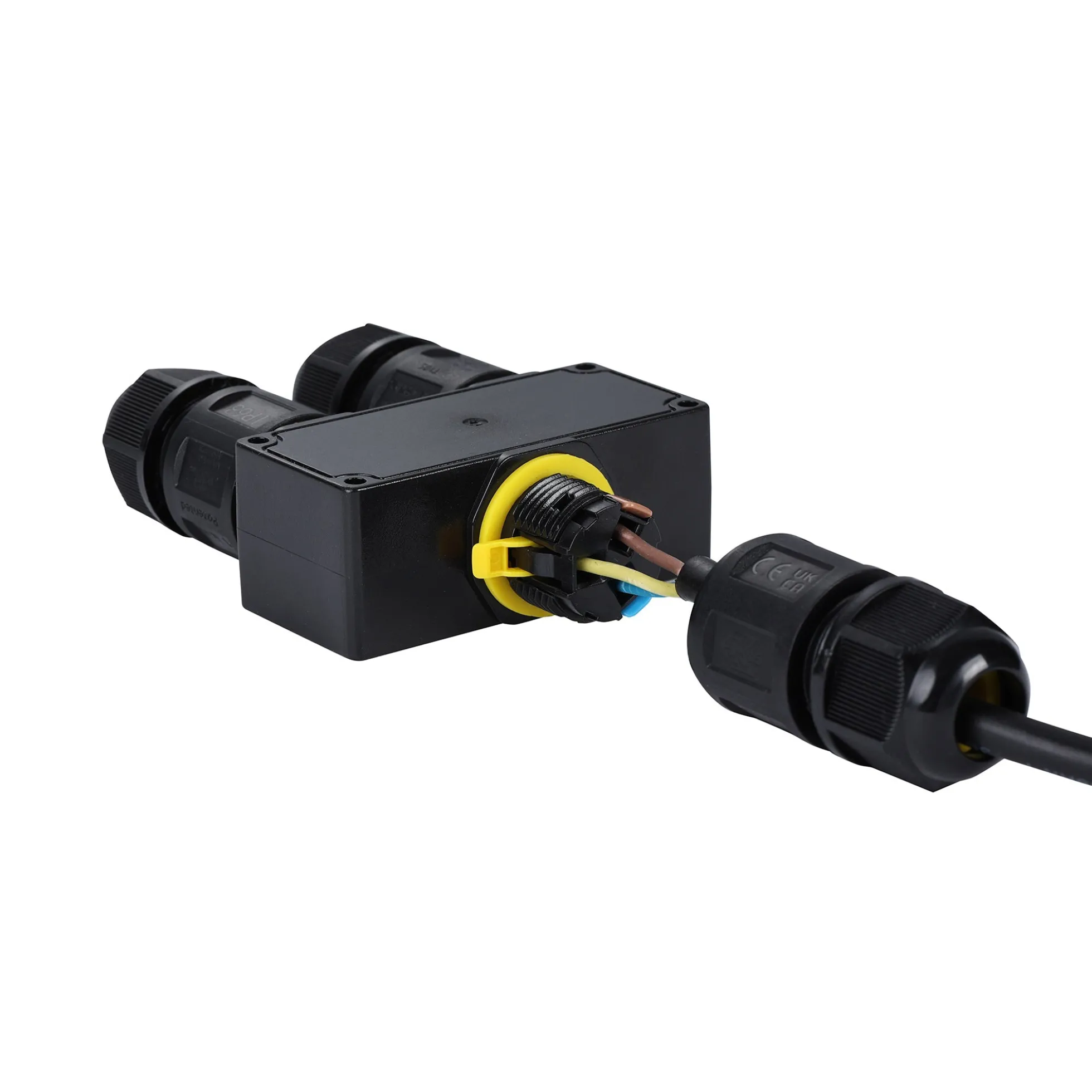 Conector impermeable en Y - 3P - IP68 - 0,5-4,0mm² - 32A - T105