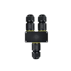 Conector impermeable en Y - 3P - IP68 - 0,5-4,0mm² - 32A - T105