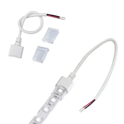 Conector inicio tira LED estanco 10mm - 2 pines - IP68