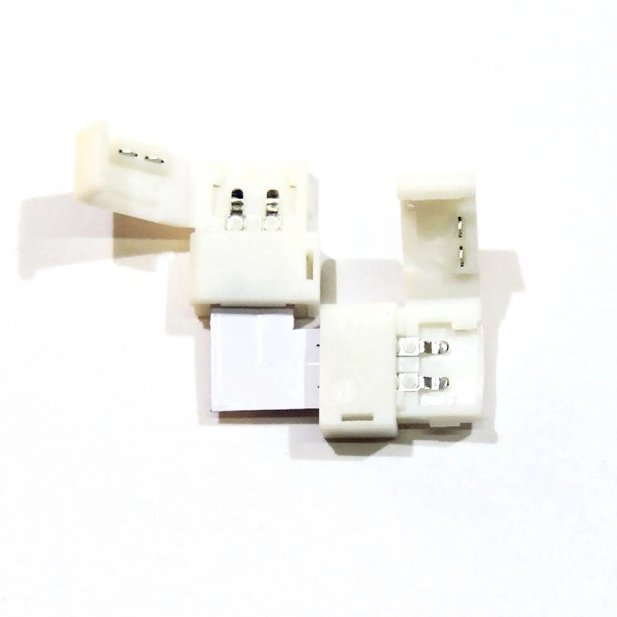 Conector para tiras LED 12V 8mm para esquinas 90º