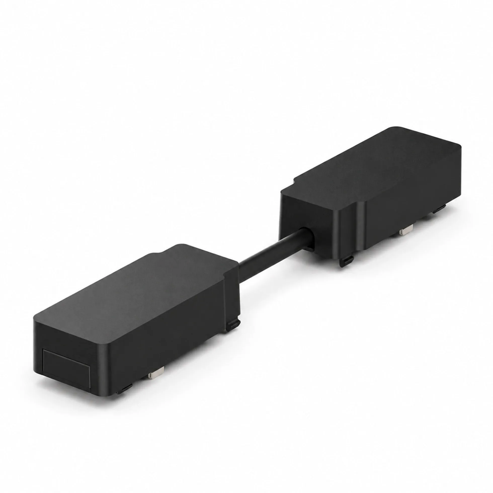 Conector recto con cable para carril magnético - 26mm