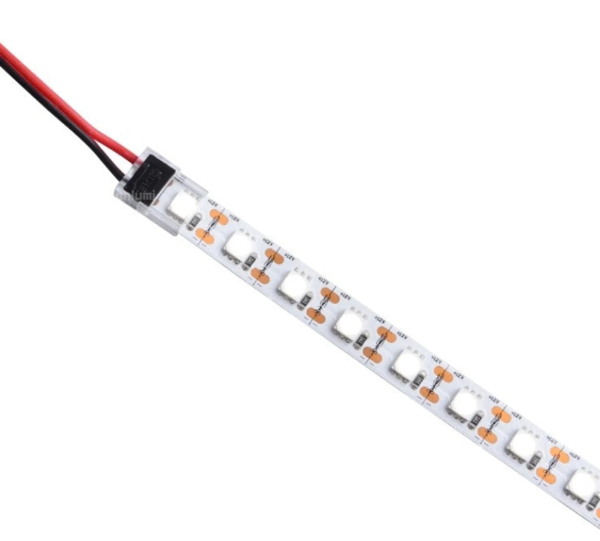 Conector rápido CLIP 2 pin - Tira a cable PCB 10mm IP20 máx. 24V