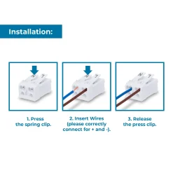 Conector rápido de 2 polos / 0.5 - 2.5mm